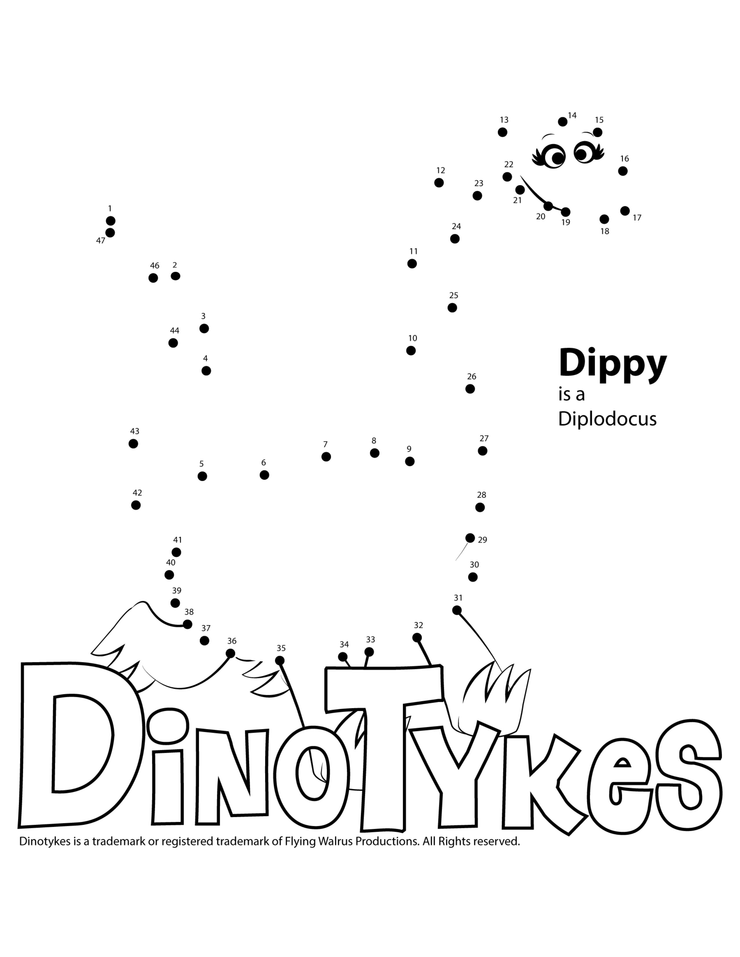 Dippy Dot to Dot Page